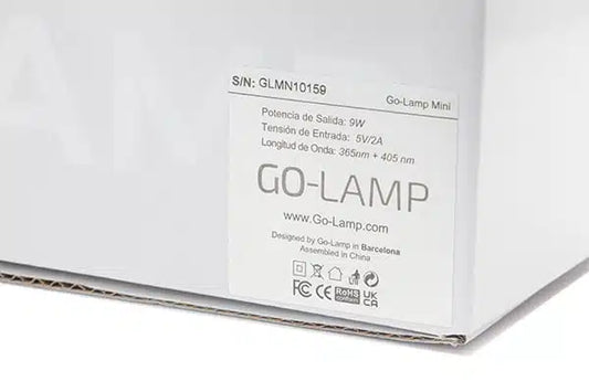 GO-LAMP MINI, Lampara de uñas Secado Moldes Tips