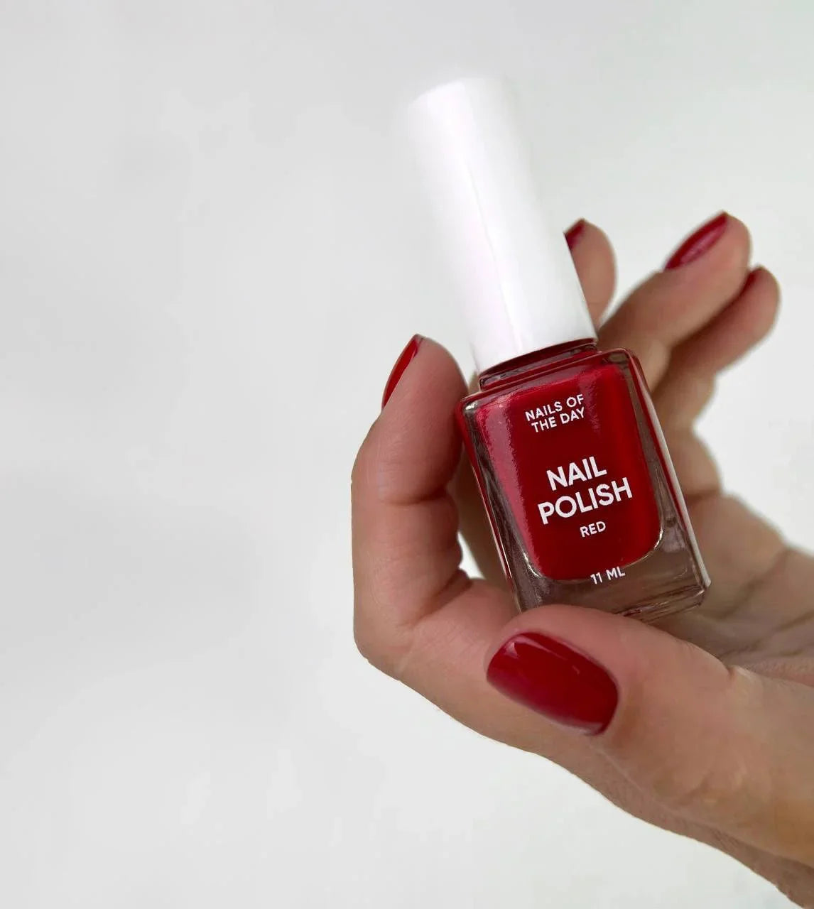 Nailsoftheday Nail Polish Red — esmalte de uñas rojo, 11 ml