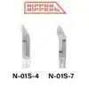 Nippon Nippers Alicates, Serie 1,7 mm, Muelle Espiral, N-01S-7