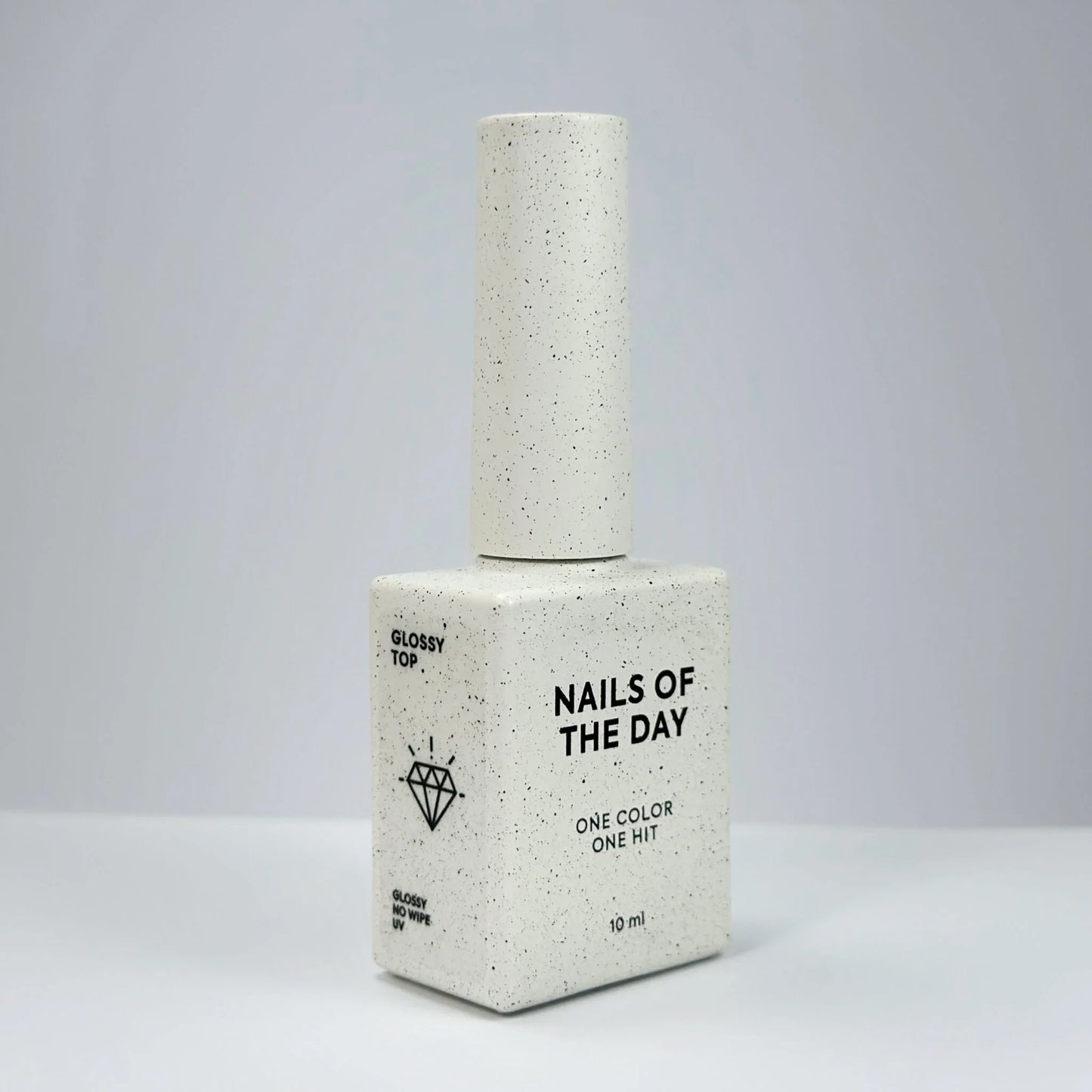 NAILSOFTHEDAY Top brillante sin paño - top brillante sin capa pegajosa y con filtros UV, 10 ml