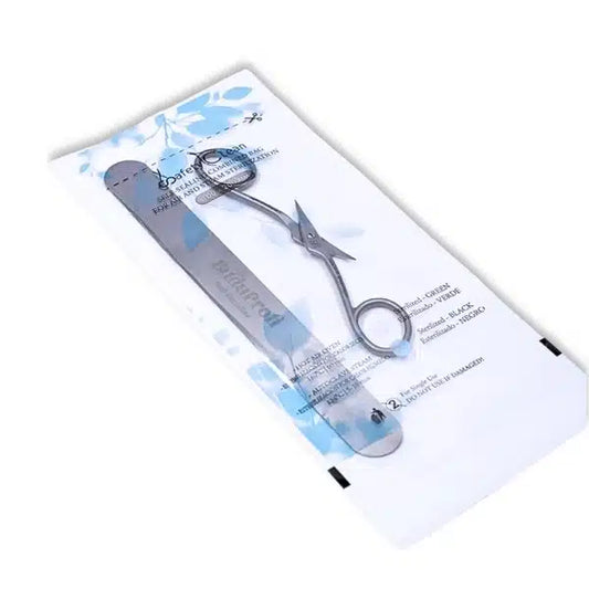 Bolsas de Esterilización 100 x 200, Azules Combinadas – Transparentes. Doble Indicador, 100 uds.