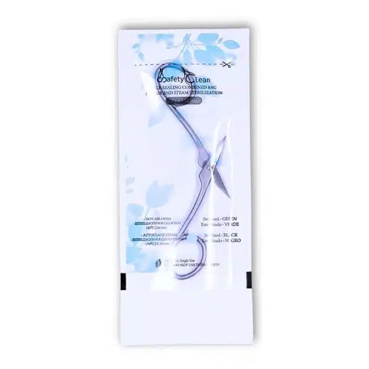 Bolsas de Esterilización 75×150, Azul Combinadas – Transparentes. Doble Indicador, 100 uds.