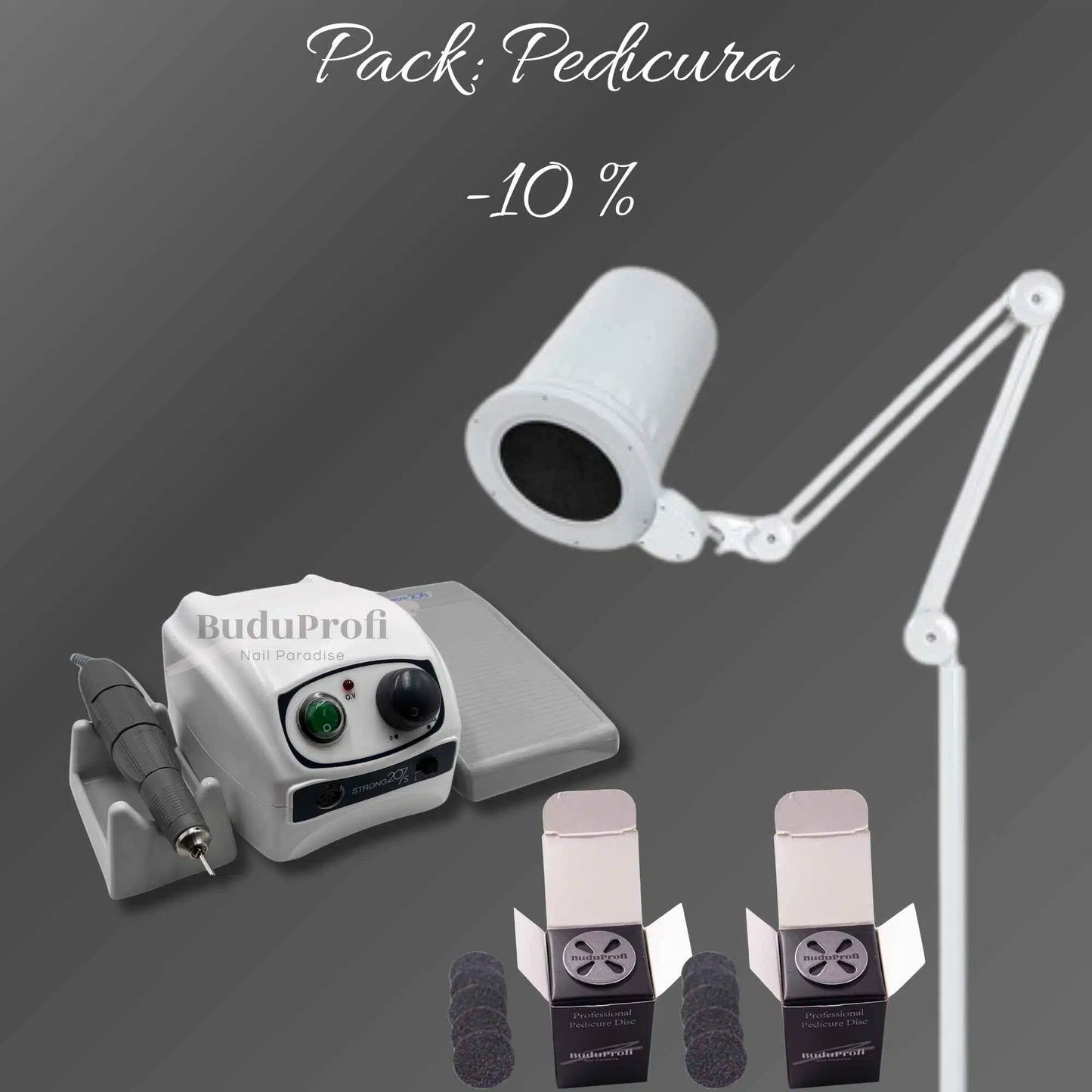 Mega Pack de Pedicura, 4Blanc Alize, Strong 207S y Regalos