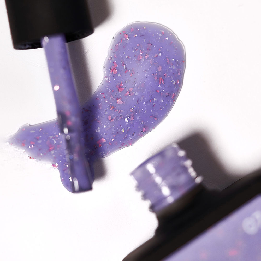 NAILSOFTHEDAY Potal base 07 - base violeta con potal de cobre, 10 ml