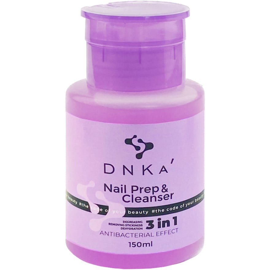 DNKa' Preparador y Limpiador de Uñas 3 en 1, 150 ml