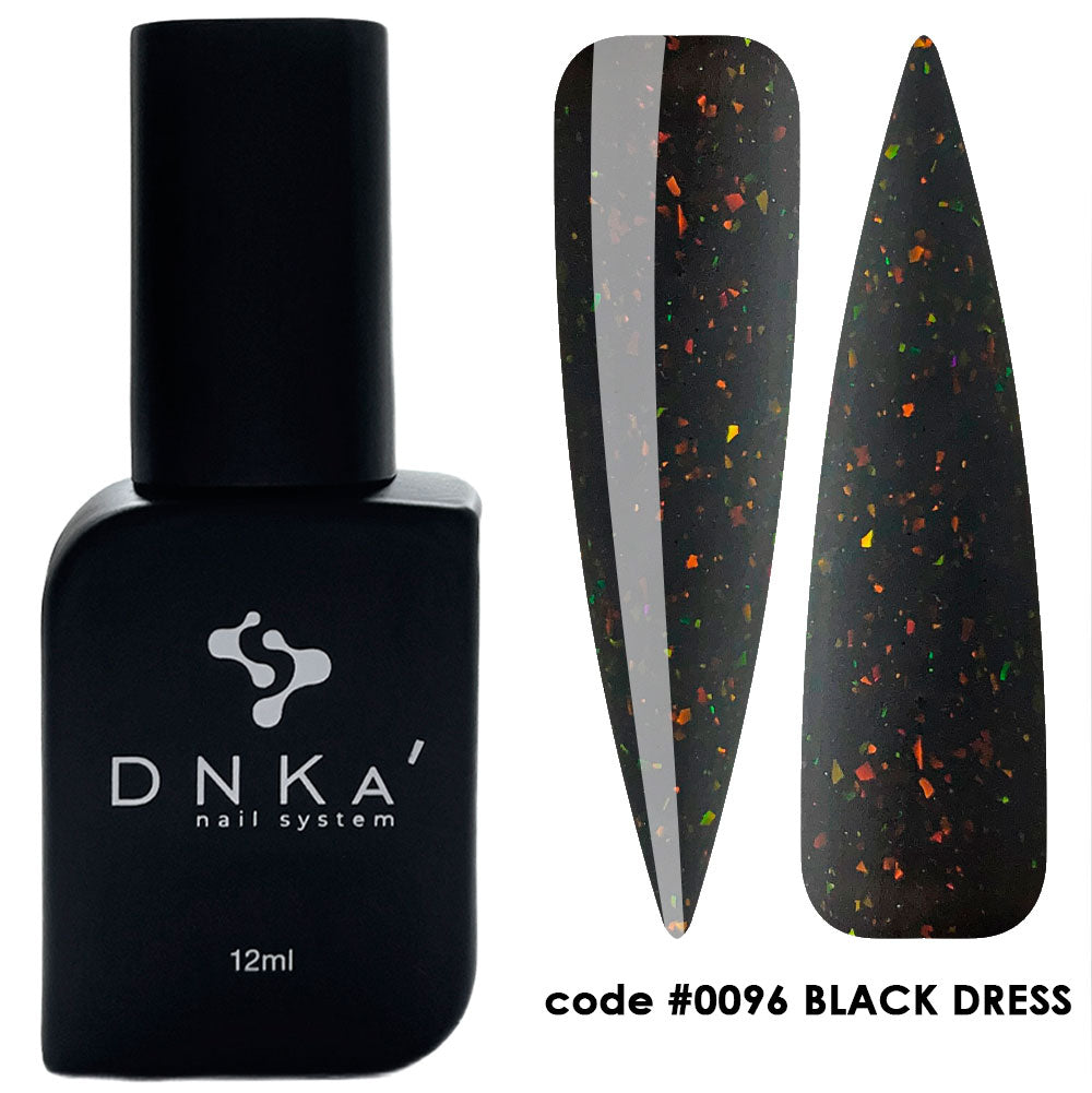 DNKa' Base de Camuflaje #0096 Vestido Negro, 12 ml