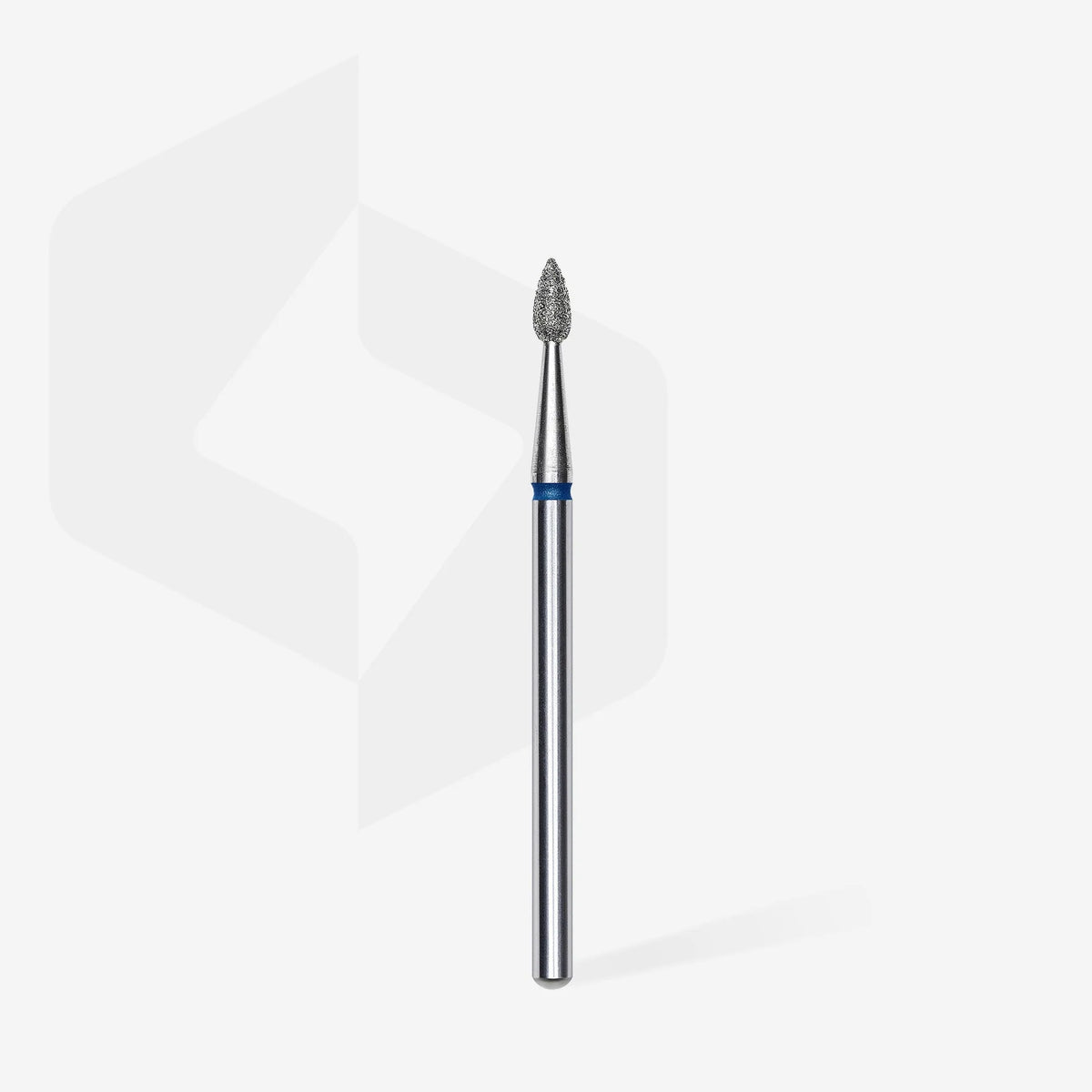 STALEKS EXPERT Fresa diamantada tipo de gota roja/azul: diámetro 2,3 mm, parte de trabajo 5 mm