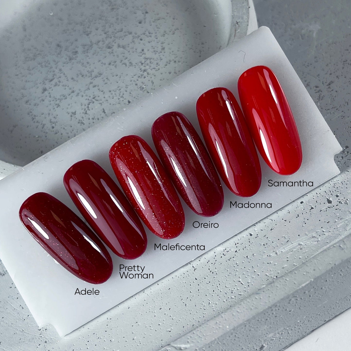 NAILSOFTHEDAY Let's Special Madonna - esmalte de uñas en gel con purpurina roja que cubre una capa, 10 ml
