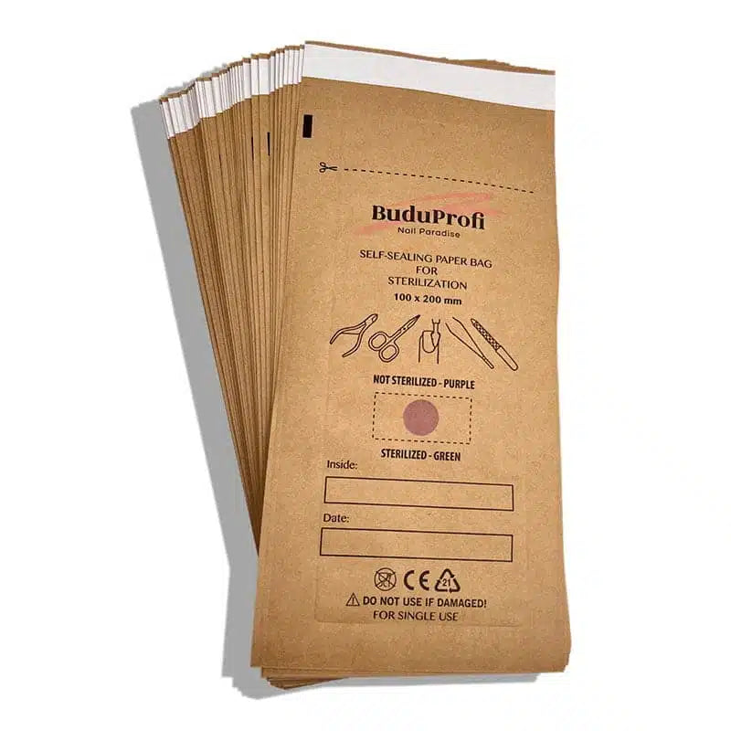 Bolsas de Esterilización 100 x 200, con Indicador, 100 uds.