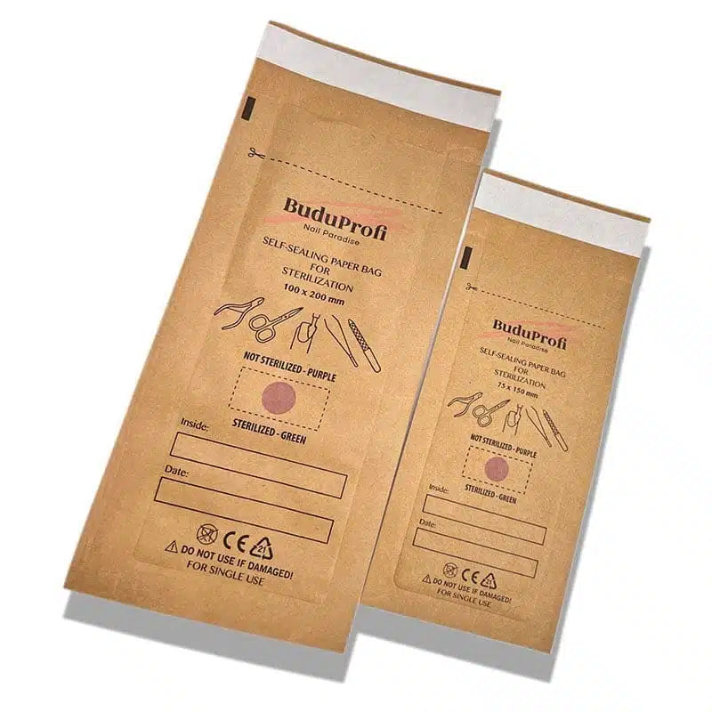 Bolsas de Esterilización 100 x 200, con Indicador, 100 uds.