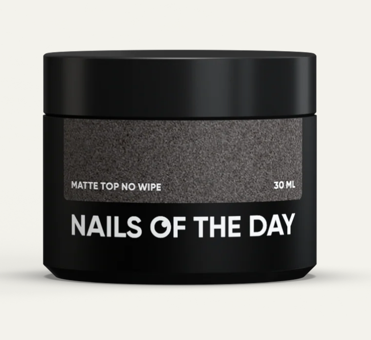 NAILSOFTHEDAY Matte top no wipe – top mate sin capa pegajosa, con filtros UV 10/30ml