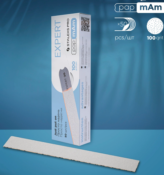 Staleks Limas Desechables De PapmAm EXPERT 20 (50 Piezas) 150grit