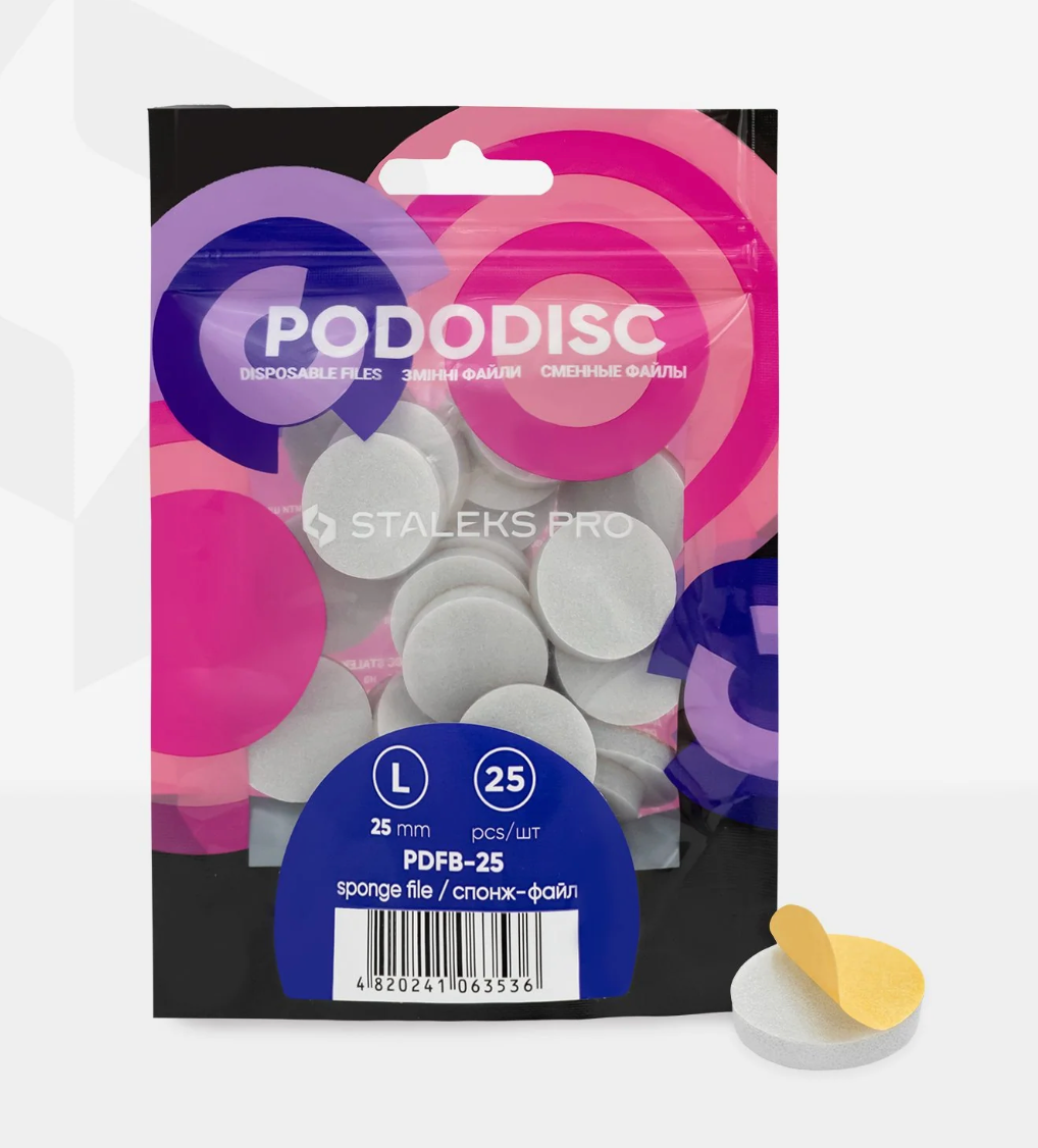 Staleks Recambio Esponjas PODODISC L(25 Uds.)
