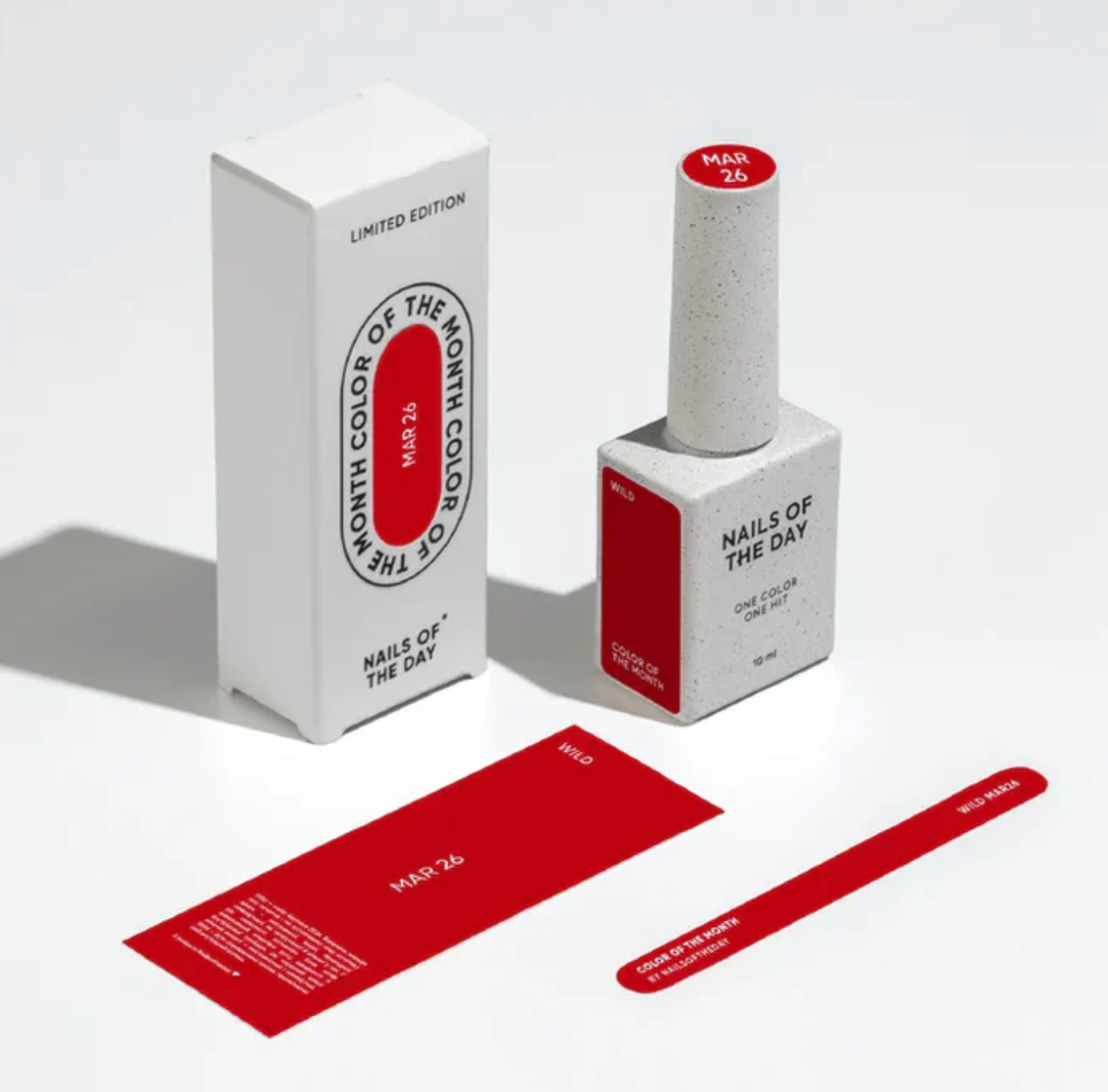 NAILSOFTHEDAY Color del Mes Marzo 2026 — Wild, 10 ml