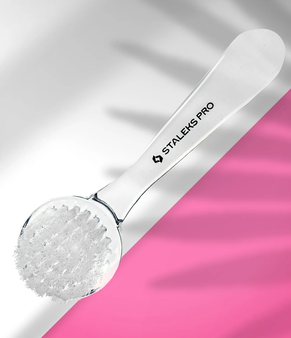 STALEKS EXPERT 01 Cepillo de manicura para eliminar el polvo de las uñas con tapa