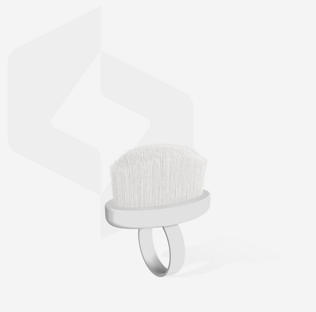 STALEKS EXPERT 03 Mini Cepillo-anillo de manicura para eliminar el polvo (10 uds.)
