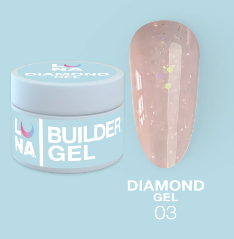 LUNAMOON DIAMOND GEL 03, 15ML