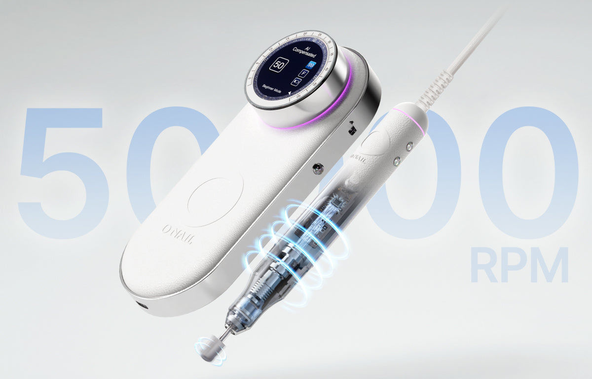 O·NAIL Smart Nail Drill | Torno de Uñas Inteligente Profesional 50.000 rpm y 96 W