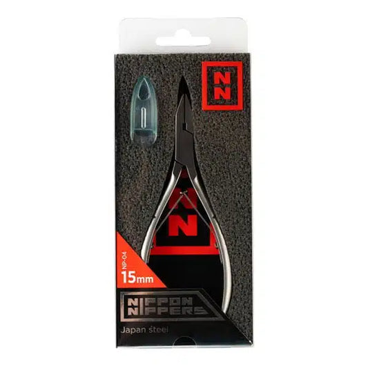 NN, Nippon Nippers, Alicates de Podologia, 15 mm, Sin tacón, Hojas Rectas.