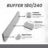 Pack de 50 Buffer de 95x25x5 mm