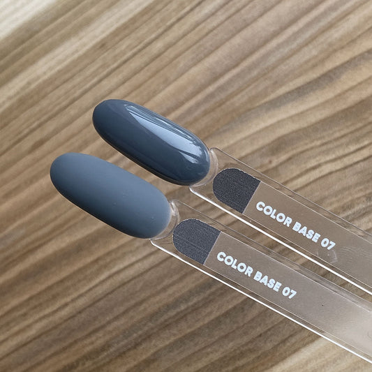 NAILSOFTHEDAY Сolor base 07 – base de color para uñas (gris grafito), 10 ml