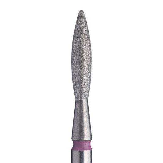 Fresa Staleks "llama" roja 2.3 mm / parte activa 8 mm