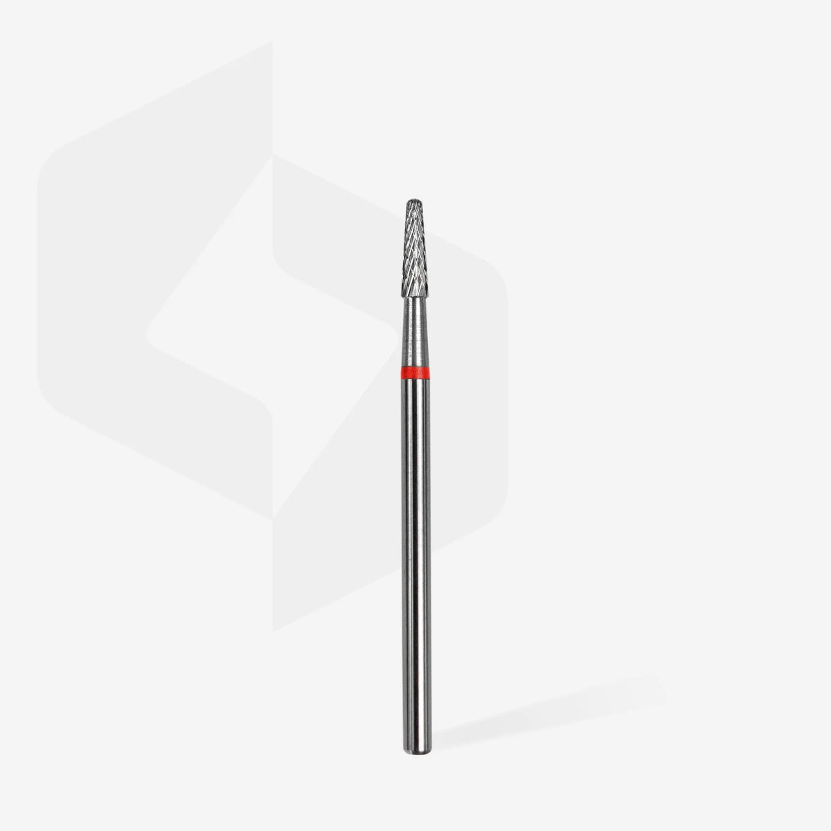 STALEKS EXPERT Fresa de carburo tipo cono roja: diámetro 2,3 mm, parte de trabajo 8 mm