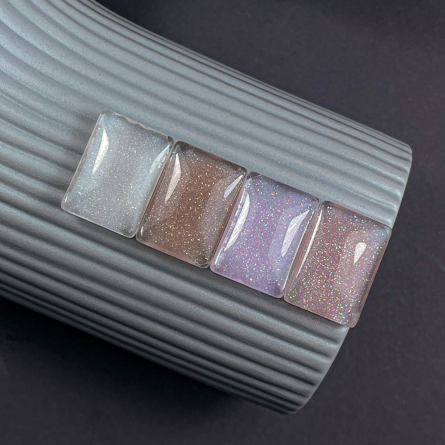 NAILSOFTHEDAY Polygel shimmer 05: poligel melocotón con brillo de grano fino, 30 g