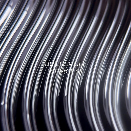 NAILSOFTHEDAY Builder gel 54 Vitrage — gel constructor vitral negro para extensión de uñas, 15 ml