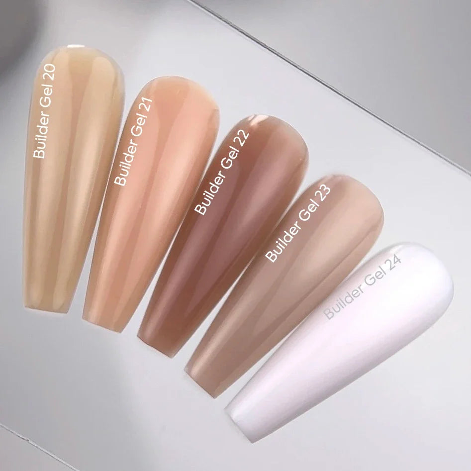 NAILSOFTHEDAY Builder Gel 21 — gel de extensión de uñas nude cálido, 30 ml