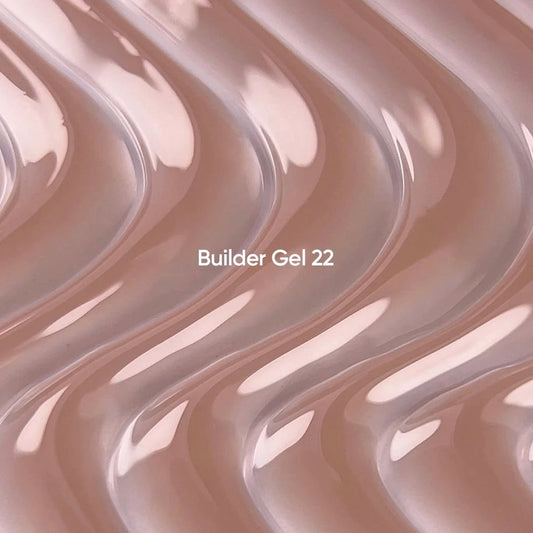 NAILSOFTHEDAY Builder Gel 22 — gel nude para extensiones de uñas, 15 ml