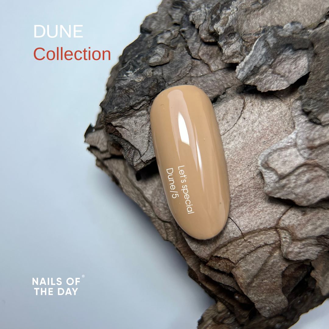 NAILSOFTHEDAY Let's Special Dune/5 — Esmalte de uñas en gel, arena de la mañana del desierto, que cubre una capa, 10 ml
