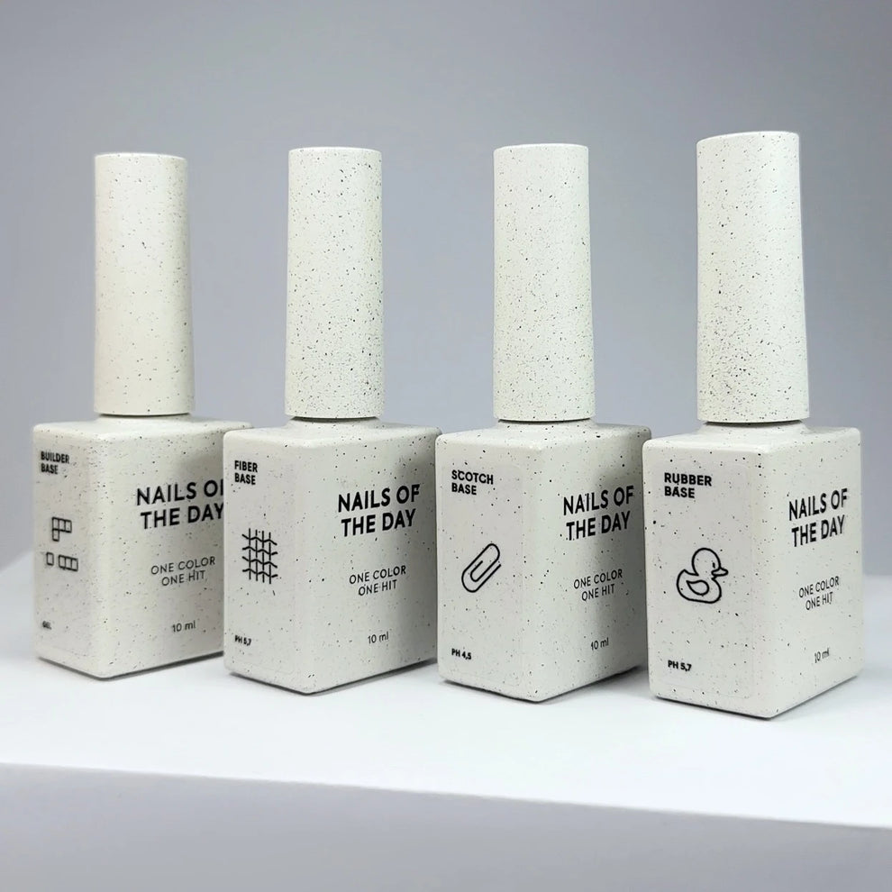 NAILSOFTHEDAY Builder Base Strong Gel – gel base constructora para uñas, que ofrece una base resistente bajo materiales duros para esculpido, 10 ml
