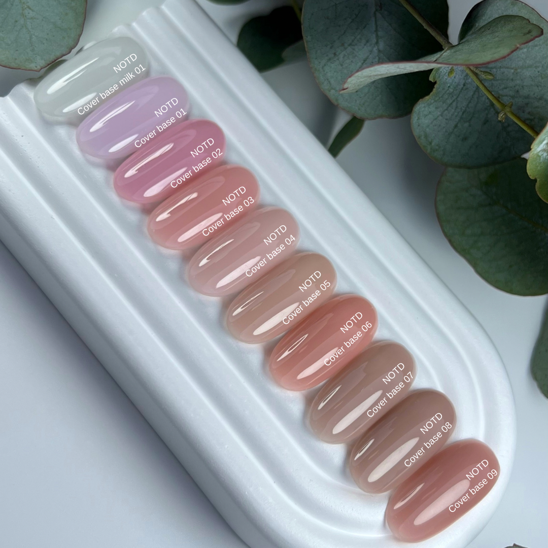 Nailsoftheday Base de cobertura NUEVA Fórmula 02 — capa base de camuflaje rosa nude para uñas, 30 ml