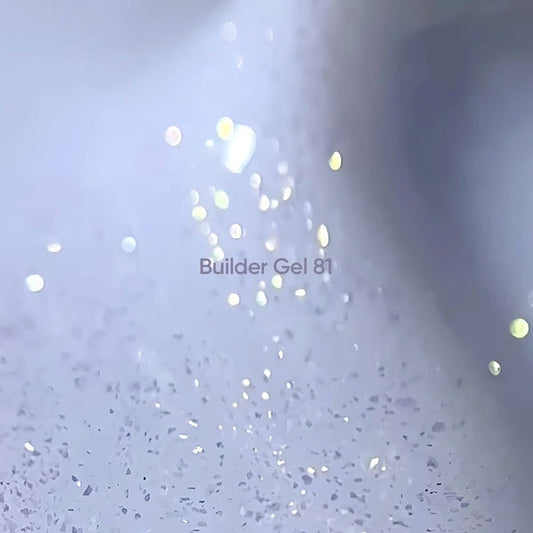 NAILSOFTHEDAY Builder Gel 81 — gel constructor lechoso con shimmer, 15 ml
