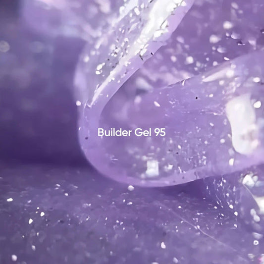 NAILSOFTHEDAY Builder Gel 95 — builder gel reflectante lila, 15 ml
