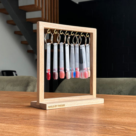 NAILSOFTHEDAY Soporte para puntas, madera (beige)
