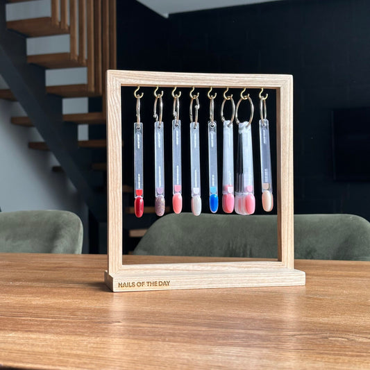 NAILSOFTHEDAY Soporte para puntas, madera (beige)