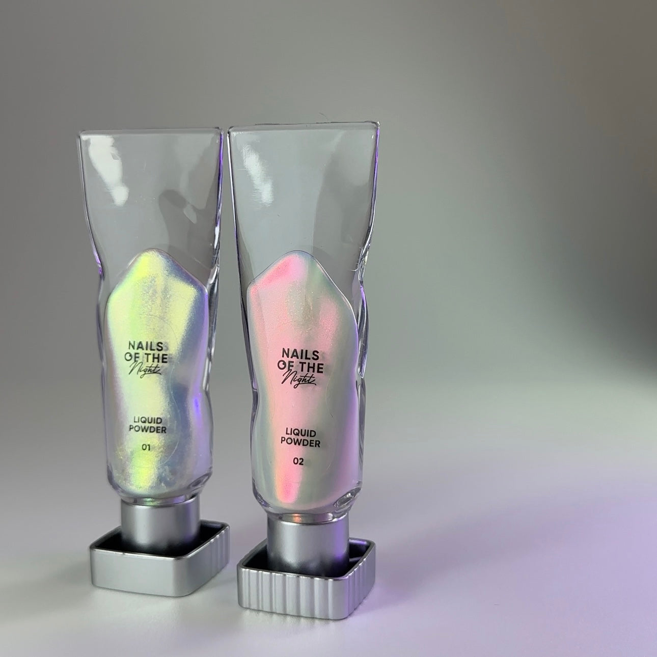 Polvo líquido 02: ungüento líquido con iridiscencia de verde a rojo rosado para uñas, 5 g