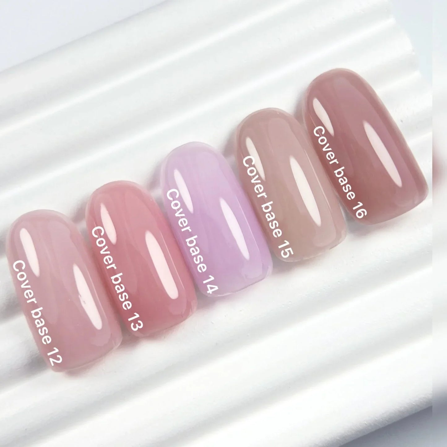 Nailsoftheday Base de cobertura NUEVA Fórmula 16: capa base de camuflaje nude natural oscuro para uñas, 10 ml