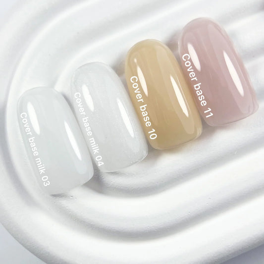 Nailsoftheday Base de cobertura NUEVA Fórmula 11: capa base de camuflaje suave semitransparente para uñas, 30 ml