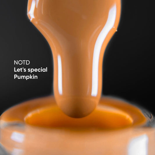 NAILSOFTHEDAY Let's Special Pumpkin — esmalte de uñas en gel de calabaza que cubre una capa, 10 ml