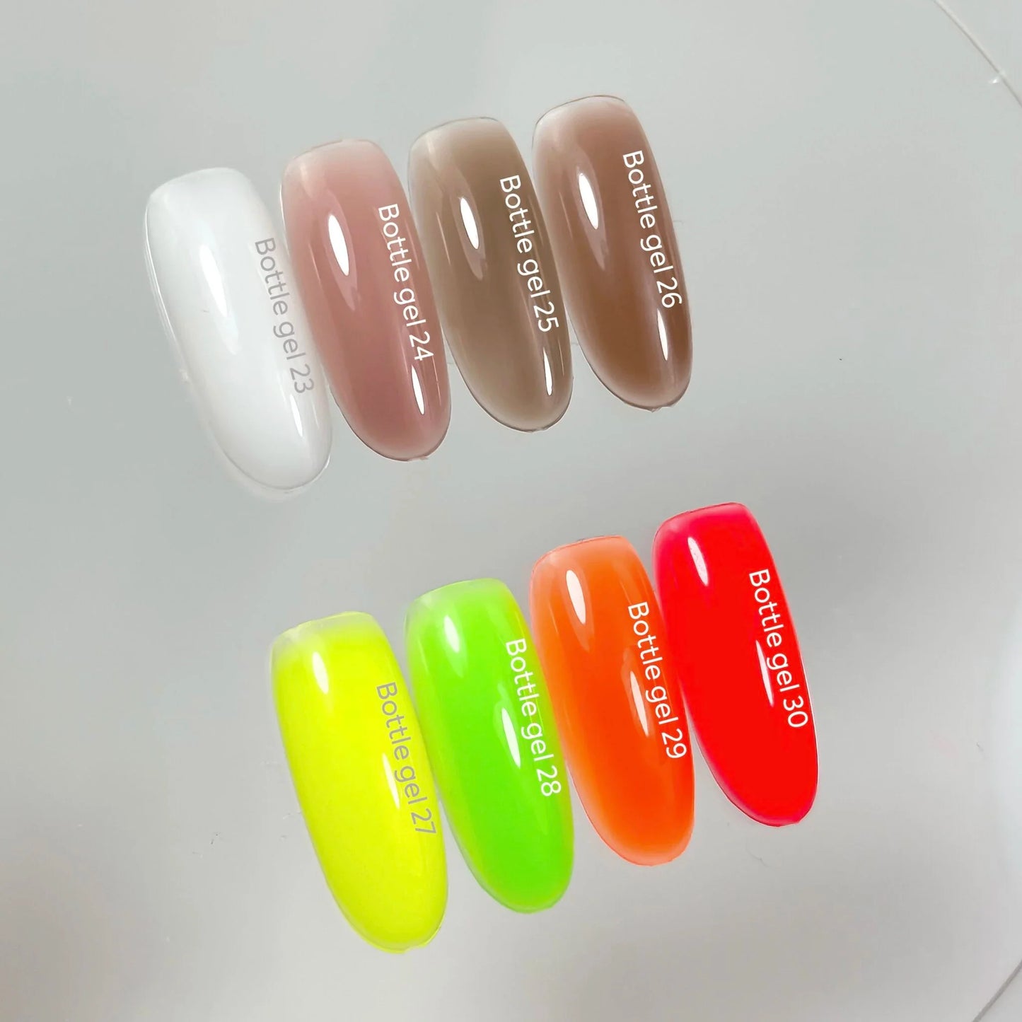 NAILSOFTHEDAY Botella gel 24 – gel fortalecedor de uñas ultrafuerte nude, 10 ml