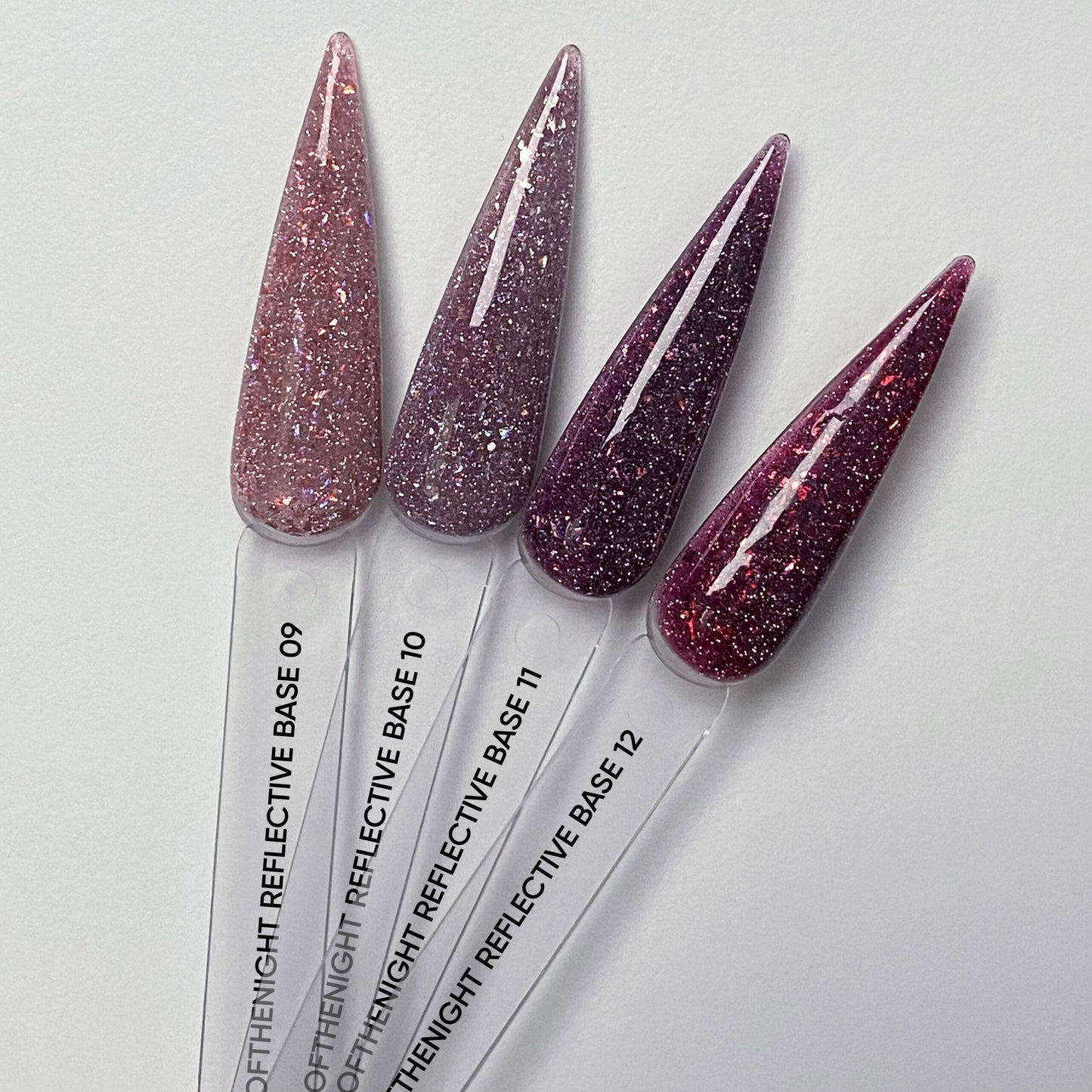 NAILSOFTHENIGHT Base reflectante 10 — base reflectante de camuflaje con brillo, 10 ml
