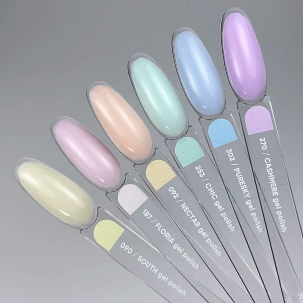 NAILSOFTHEDAY Gel Polish Chic — esmalte semipermanente turquesa pastel con cobertura en una capa, 10 ml