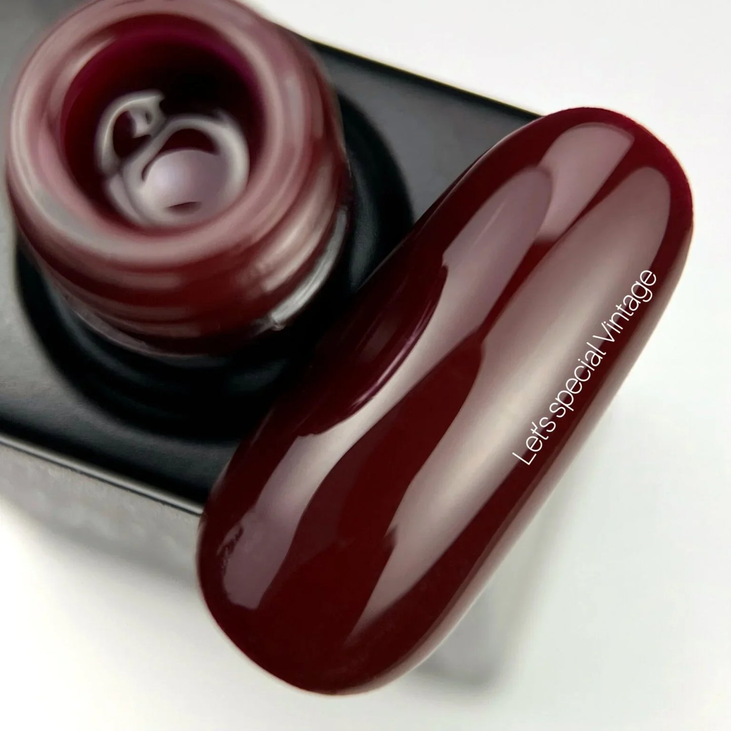 NAILSOFTHEDAY Let's Special Vintage - Esmalte de uñas en gel de una sola capa clásico burdeos 10 ml