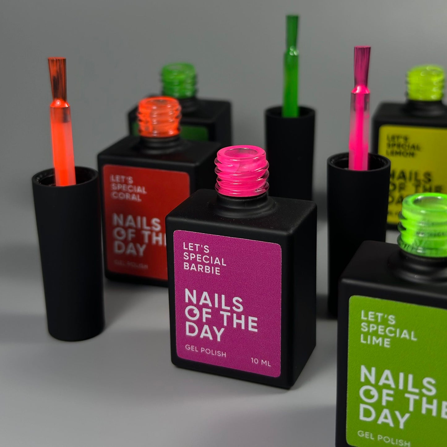 NAILSOFTHEDAY Let's Special Coral: un esmalte en gel especial para coral que se superpone en una capa, 10 ml