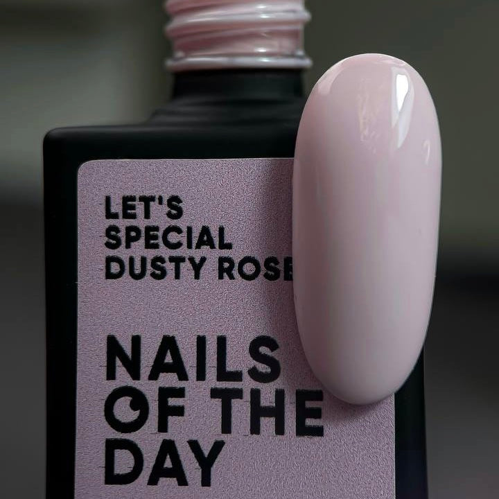 NAILSOFTHEDAY Let's Special Dusty Rose: un esmalte de uñas en gel especial de color rosa polvoriento que se superpone en una capa, 10 ml
