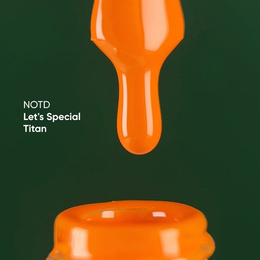 NAILSOFTHEDAY Let's Special Titian - esmalte de uñas en gel con forma de zanahoria brillante que cubre una capa, 10 ml