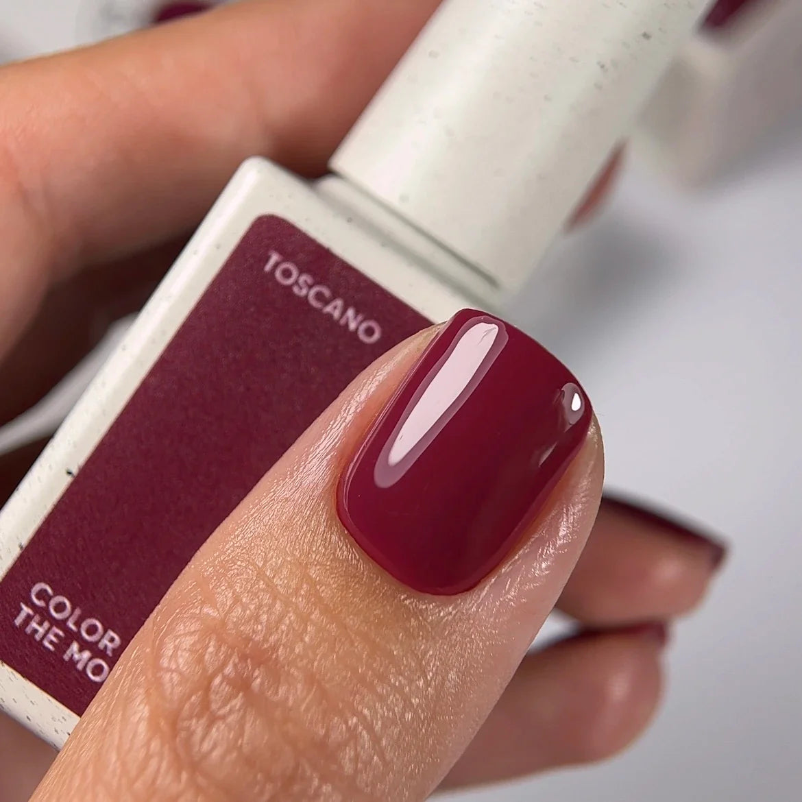 NAILSOFTHEDAY Color del mes Octubre 2025 Toscano — color del mes vino, superpuesto en una capa, 10 ml